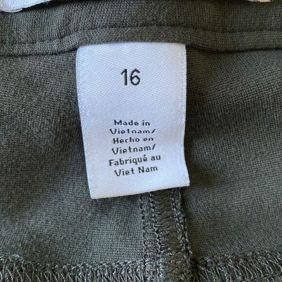 Calvin Klein & Co. Women's Army Green Mid-Rise Straight-Leg Jeans Size 16 - Picture 7 of 10